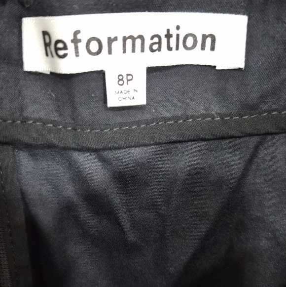 Reformation Black Skirt - Size 8P - Picture 2 of 3